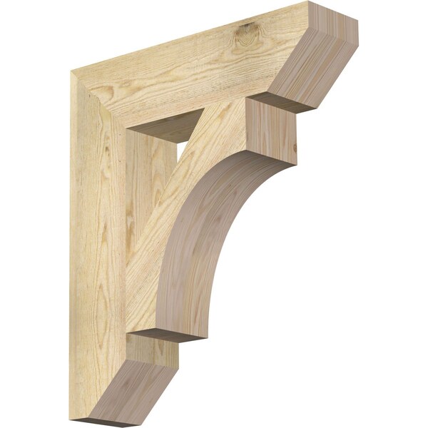 Ekena Millwork Westlake Slat Rough Sawn Bracket, Douglas Fir, 6"W x 24"D x 28"H BKT06X24X28WTL06RDF - main